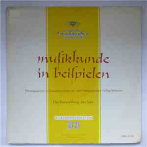 Various - Musikkunde In Beispielen / Die Entwicklung Des Jazz.     / Herausgegeben In Zusammenarbeit  Mit Dem Pädagogischen  Verlag Schwann