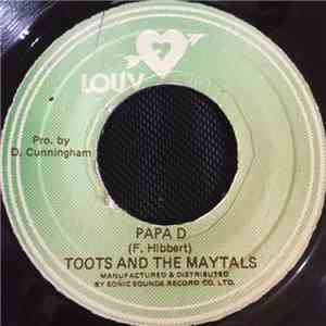 Toots And The Maytals - Papa D / You Never Know