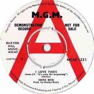 Irene Reid - I Love Paris / Hard Hearted Hannah (The Vamp Of Savanagh)