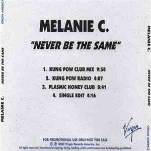 Melanie C - Never Be The Same Again