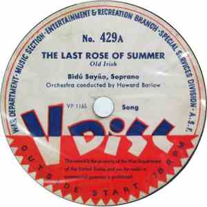 Bidú Sayão / Ezio Pinza - The Last Rose Of Summer / Don Carlos