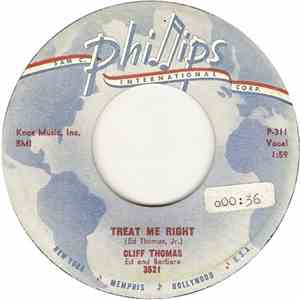 Cliff Thomas (Ed And Barbara) - Treat Me Right / I’m On My Way Home