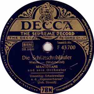 Mantovani Und Sein Orchester - Die Schlittschuhläufer / Schatzwalzer
