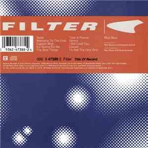 Filter  - Title Of Record
