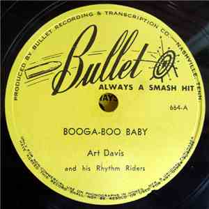 Art Davis And His Rhythm Riders - Booga-Boo Baby / T-Town Sue