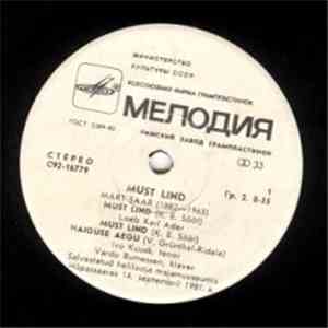Mart Saar - Must Lind / Skizze