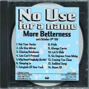 No Use For A Name - More Betterness!
