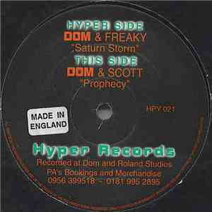 Dom & Freaky / Dom & Scott  - Saturn Storm / Prophecy