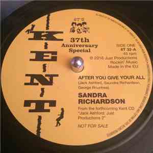 Sandra Richardson / The Hytones - After You Give Your All / Runaway Girl