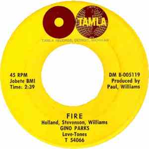 Gino Parks - Fire / For This I Thank You