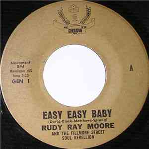Rudy Ray Moore And The Fillmore Street Soul Rebellion - Easy Easy Baby / Pu ...