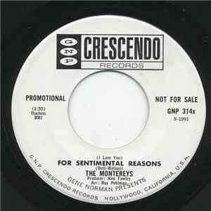 The Montereys  - For Sentimental Reasons / I Still Love You