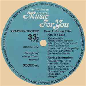 Eric Robinson  - Music For You