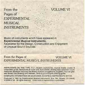 Various - From The Pages Of Experimental Musical Instruments Volume VI
