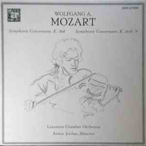 Wolfgang A. Mozart, Lausanne Chamber Orchestra, Armin Jordan - Symphonies C ...