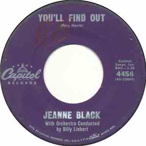 Jeanne Black / Jeanne And Janie - You'll Find Out / Sleep Walkin'