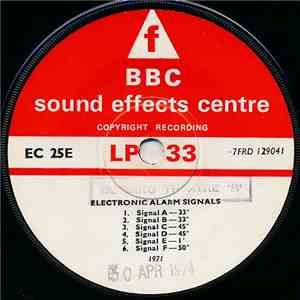 No Artist - Electronic Alarm Signals