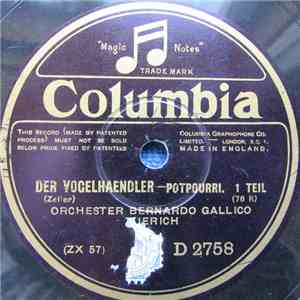 Orchester Bernardo Gallico - Der Vogelhaendler Potpourri