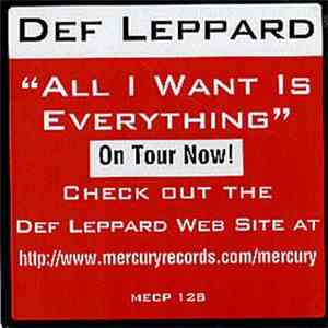 Def Leppard - All I Want Is Everything