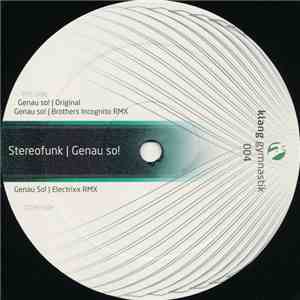 Stereofunk - Genau So!