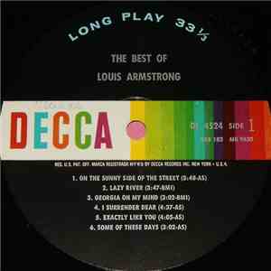 Louis Armstrong - The Best Of Louis Armstrong