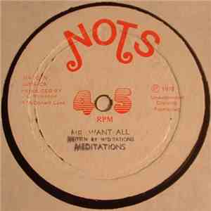 Meditations - Mr Want All / World At War