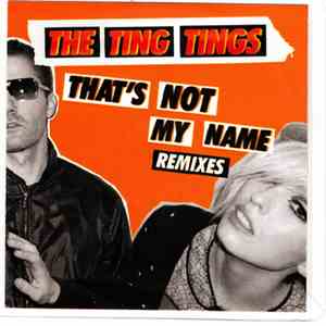 The Ting Tings - That's Not My Name - Remixes