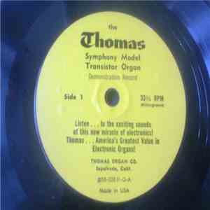 Unknown Artist - The Thomas Symphony Model Transistor Organ