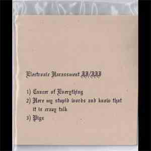 Kevin Drumm - Electronic Harassment II/III