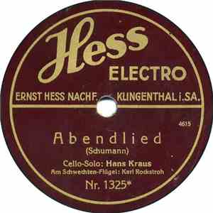 Hans Kraus - Abendlied / Träumerei