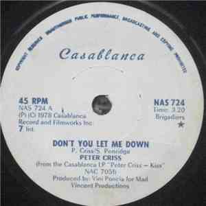 Peter Criss - Don't You Let Me Down