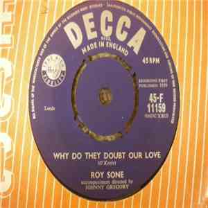 Roy Sone - Why Do They Doubt Our Love / Jenny