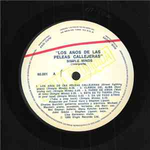 Simple Minds - Los Años de Las Peleas Callejeras - Street Fighting Years