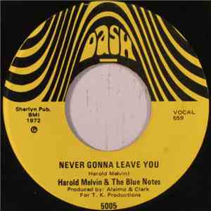 Harold Melvin & The Blue Notes - Never Gonna Leave You / Hot Chills Cold Th ...
