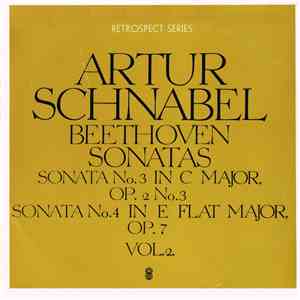 Artur Schnabel - Beethoven - Sonatas / Sonata No. 3 In C Major, Op. 2 No. 3 ...