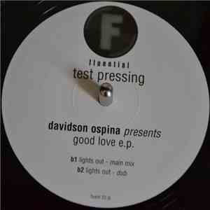 Davidson Ospina - Good Love E.P.