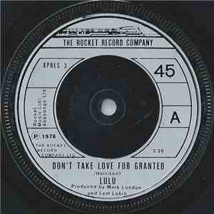 Lulu - Don't Take Love For Granted