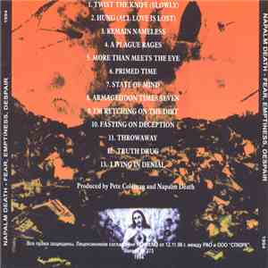 Napalm Death - Fear, Emptiness, Despair