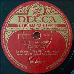 Louis Armstrong, Louis Jordan And His Tympany Five, Louis Jordan - Life Is ...