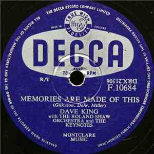 Dave King - Memories Are Made Of This
