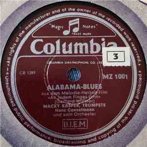 Macky Kasper - Alabama-Blues / Wo Ist Der Eine