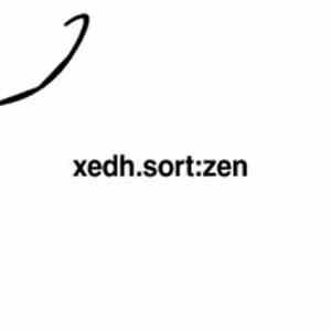 Xedh - Sort:zen