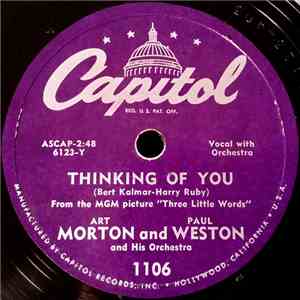 Art Morton And Paul Weston And His Orchestra - Thinking Of You / Perhaps I  ...