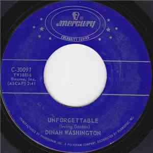 Dinah Washington - Unforgettable / Love Walked In