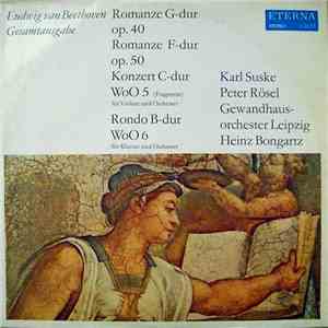 Ludwig van Beethoven - Gewandhausorchester Leipzig, Heinz Bongartz - Romanz ...