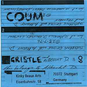 Throbbing Gristle & Albrecht D. - Live At 10, Martello St, Hackney, London