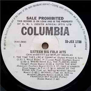Chas McDevitt & Shirley Douglas - Sixteen Big Folk Hits