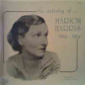 Marion Harris - The Artistry Of .... Marion Harris 1924-1934