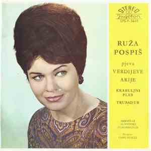 Ruža Pospiš - Ruža Pospiš Pjeva Verdijeve Arije