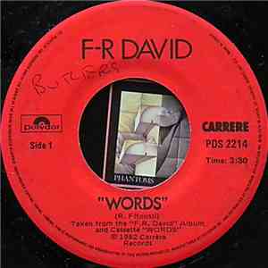 F-R David - Words / When The Sun Goes Down